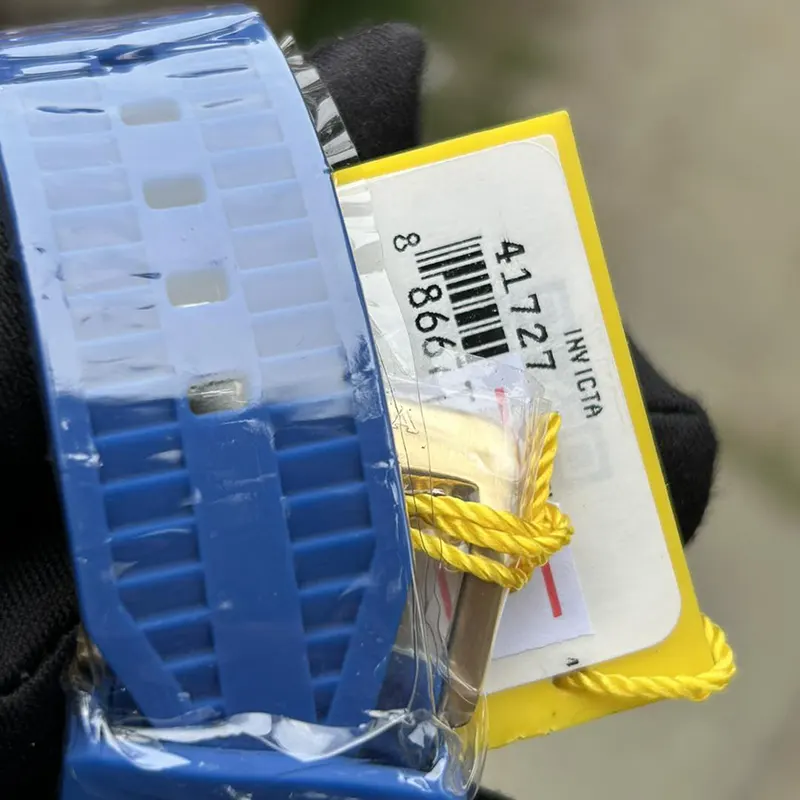 Invicta Akula Skeleton Blue Dial Dual Time Men's Watch- 41727